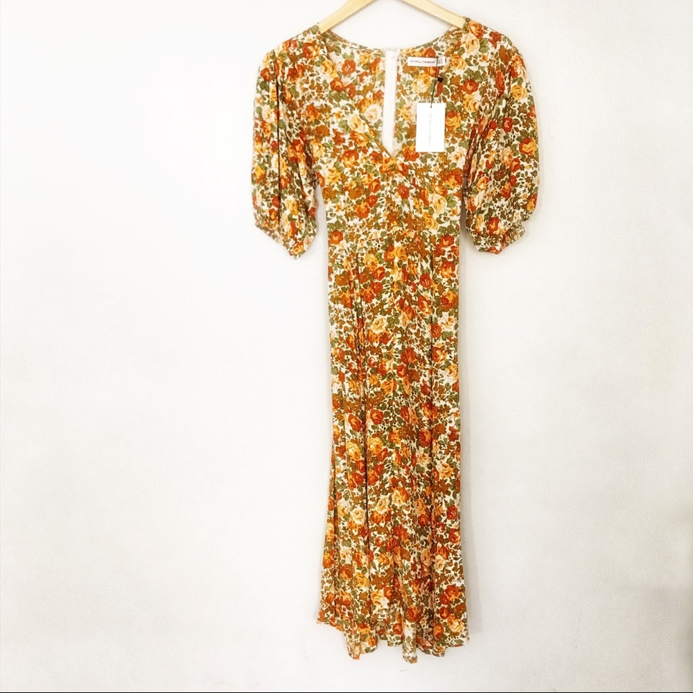 SOLD - NEW Faithfull the Brand Delia Midi Dress M - Picture 3 of 10
